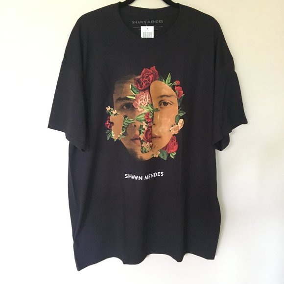 T-Shirt -Shawn Mendes "Flower Face" - Picture 2 of 3
